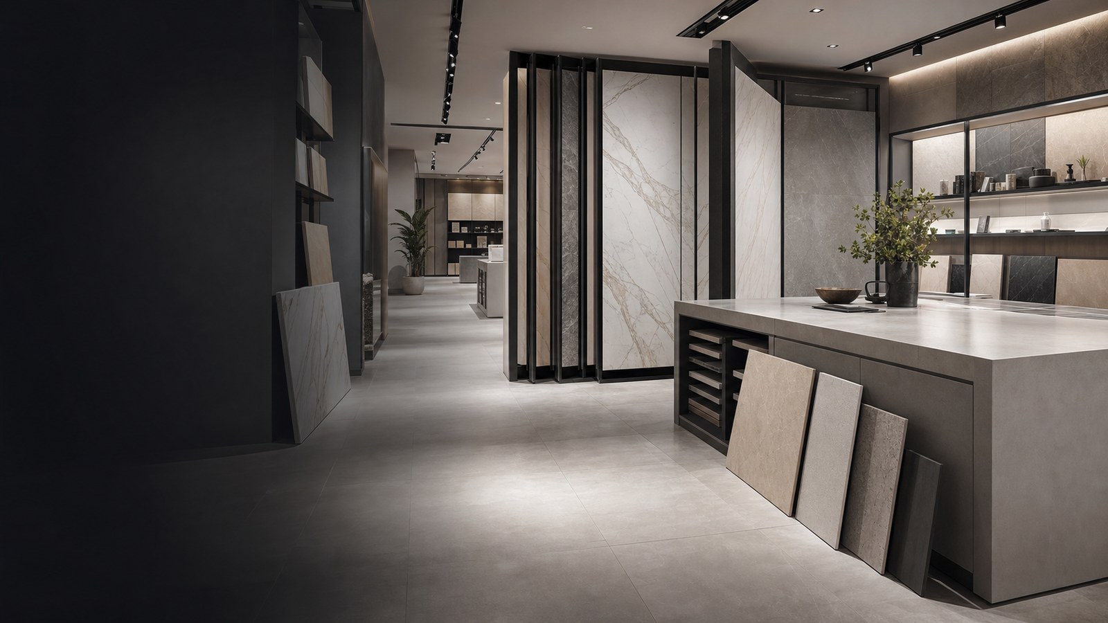 Yaman Yapı büyük ebat seramik ve yüzey kaplama showroomu